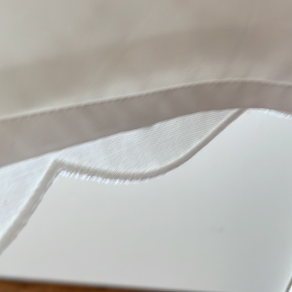 Reduced! Talbots white cotton scalloped skirt - Picture 6 of 7